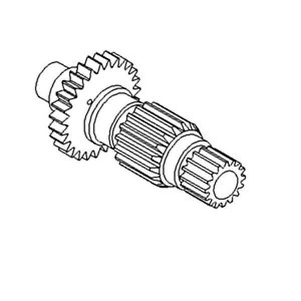 Aftermarket E7NN7C094AA New Fits Ford Fits New Holland Main Transmission Shaft TS100 TS110 T E2NN7C094DA - main
